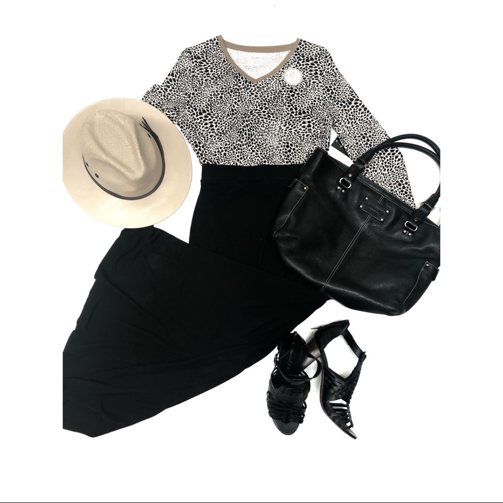 Charlotte Russe High Slit Skirt